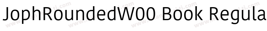 JophRoundedW00 Book Regular字体转换